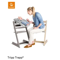 Chaise haute Tripp Trapp en chêne coloris chêne blanc