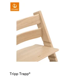 Chaise haute Tripp Trapp en chêne coloris chêne blanc