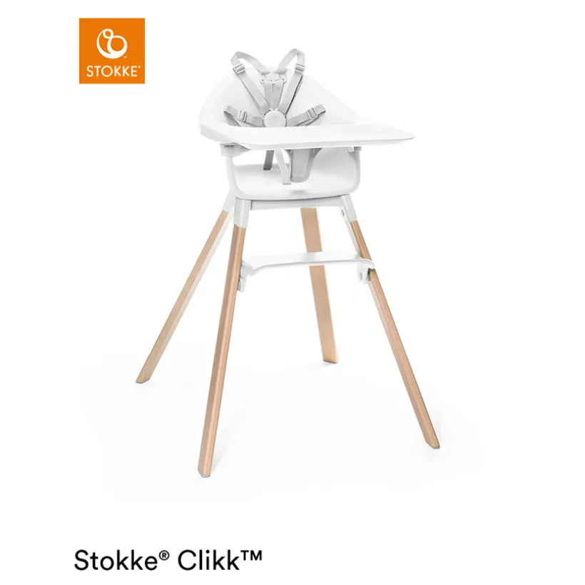 Chaise haute évolutive Clikk - Blanc