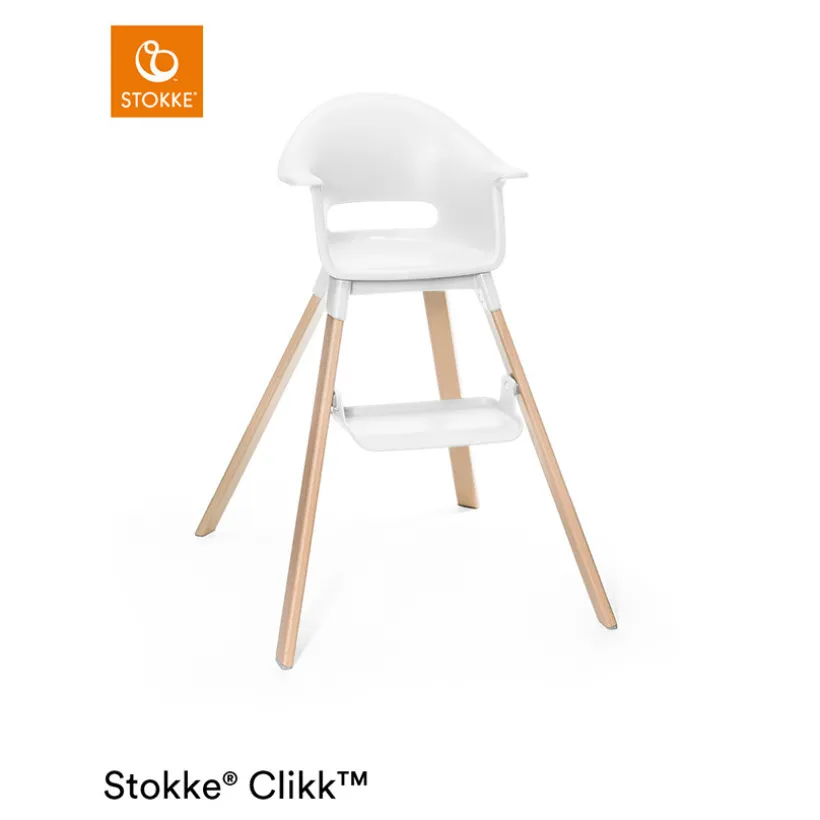 Chaise haute évolutive Clikk - Blanc