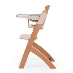 Chaise-haute évolutive Evosit coloris bois naturel/beige