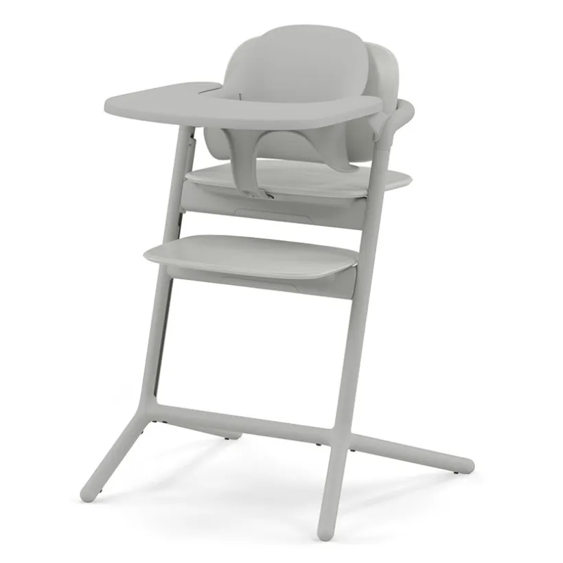 Chaise-haute évolutive Lemo 4 en 1 suede grey