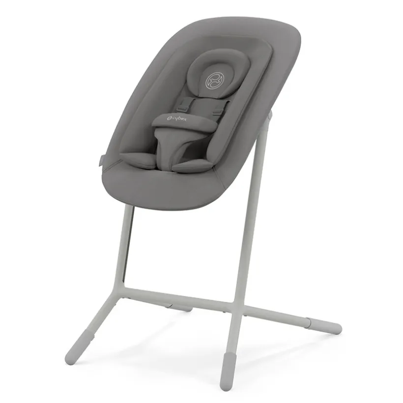 Chaise-haute évolutive Lemo 4 en 1 suede grey