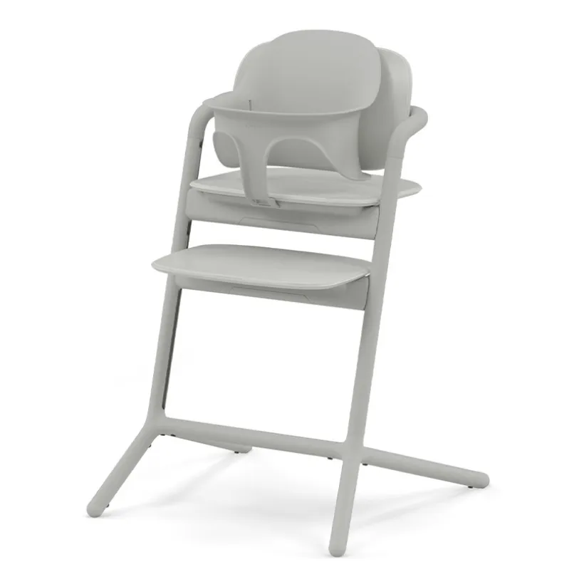 Chaise-haute évolutive Lemo 4 en 1 suede grey
