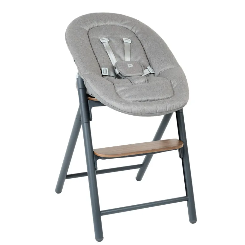 Chaise haute évolutive Willow - Bois/Gris