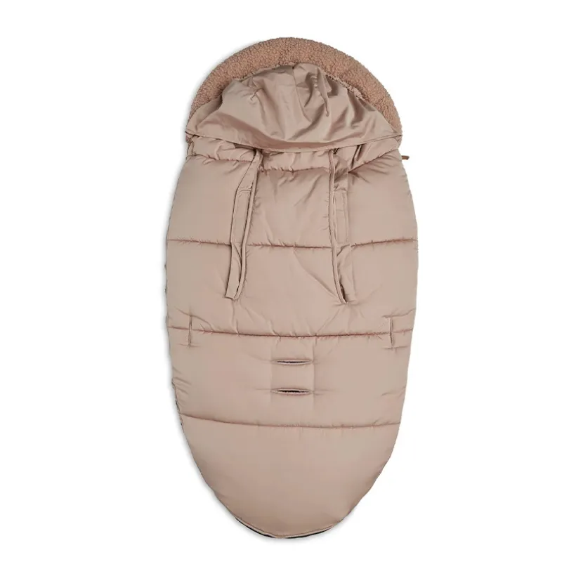 Chancelière chaude matelassée 110cm biscuit