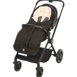 Chancelière pour poussette Noir/Beige