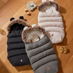 Chancelière universelle chaude doublée sherpa Nours noir