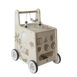 Chariot de marche ludique en bois Little Savane