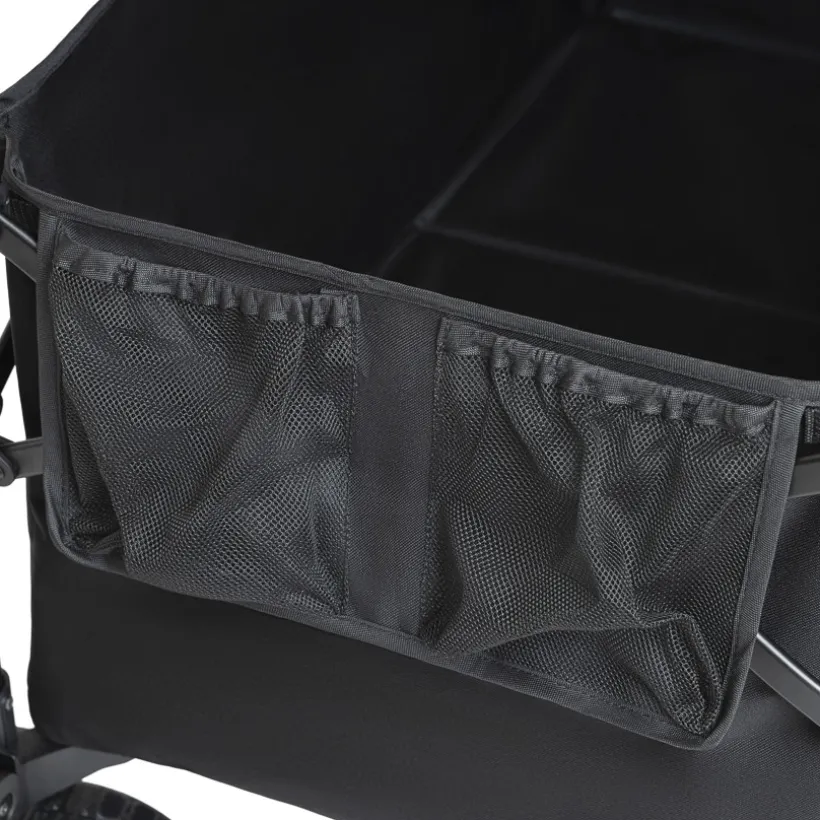 Chariot de transport pliable noir