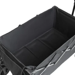 Chariot de transport pliable noir