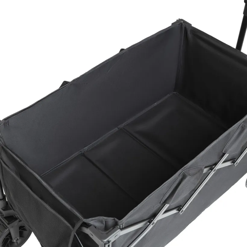 Chariot de transport pliable noir