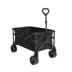 Chariot de transport pliable noir