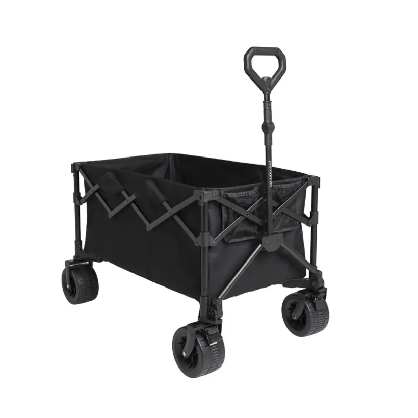 Chariot de transport pliable noir
