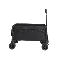 Chariot de transport pliable noir