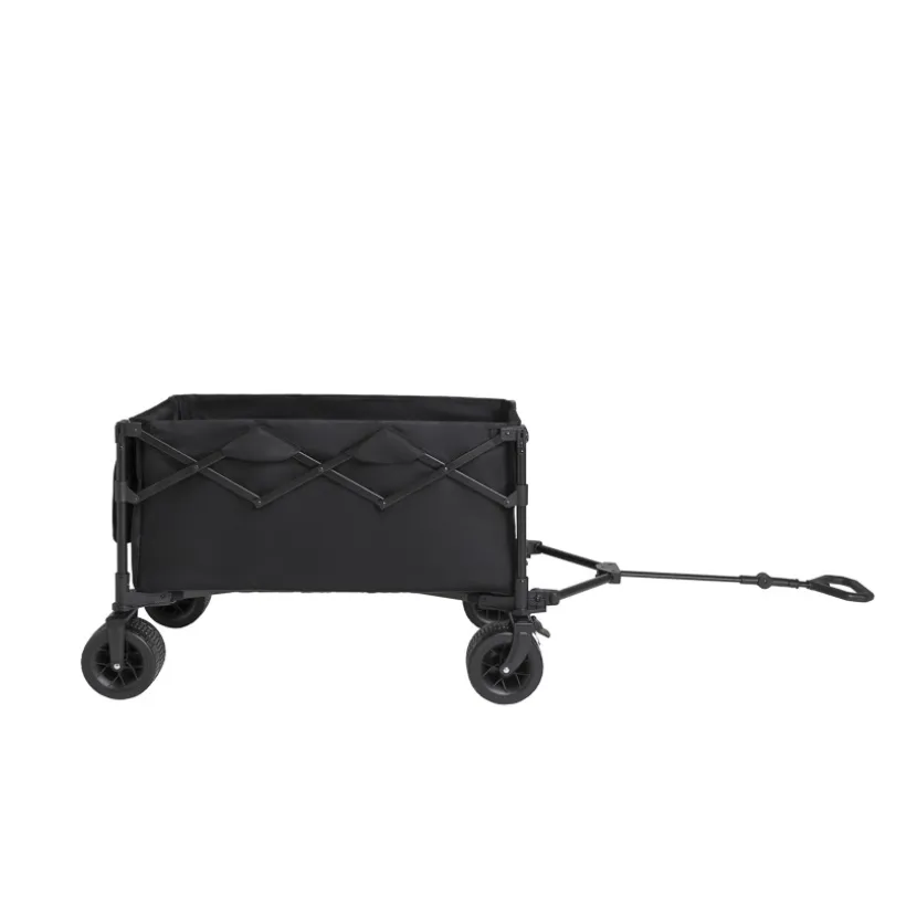 Chariot de transport pliable noir