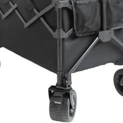Chariot de transport pliable noir