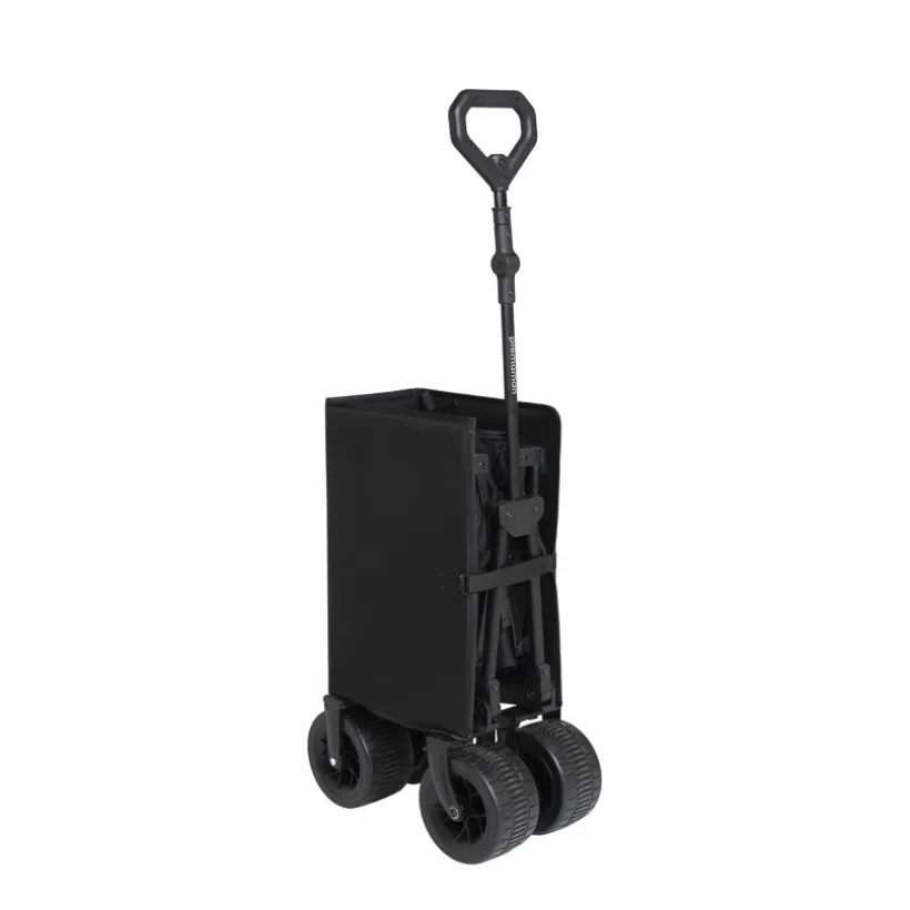 Chariot de transport pliable noir