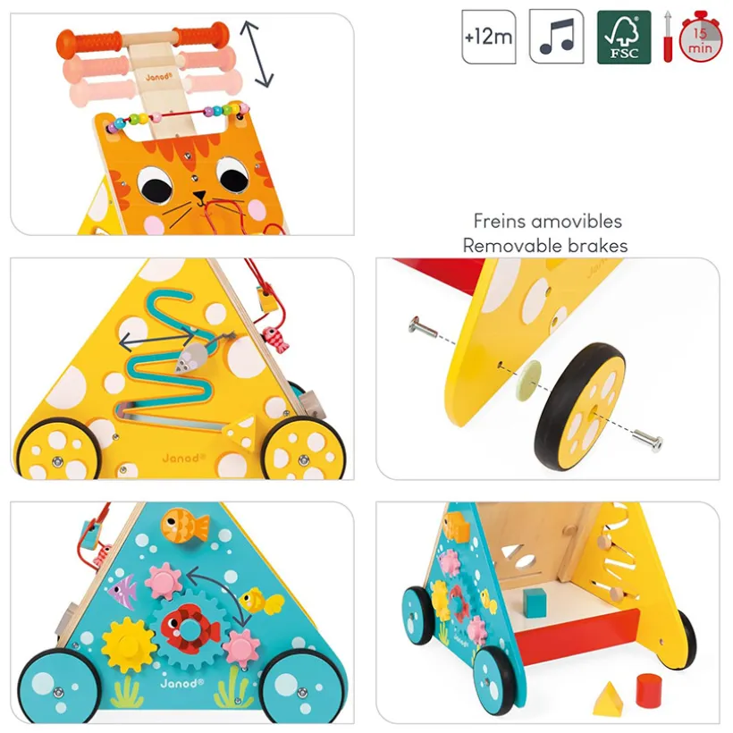 Chariot Multi-Activités Chat