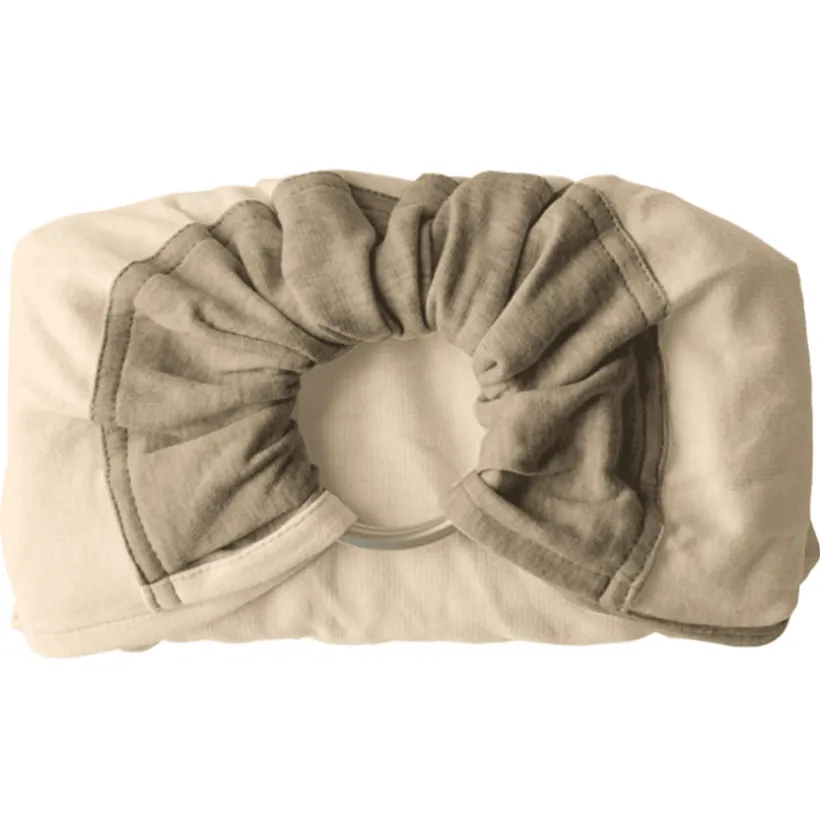 Écharpe de portage sans nœud Tricot Sling Latte Macchiato