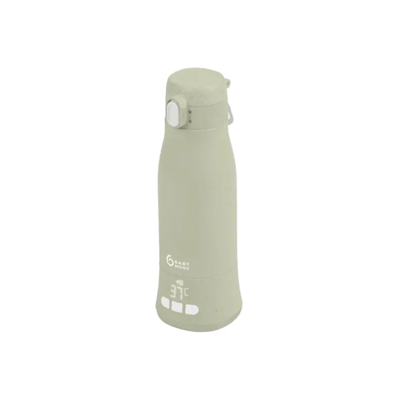 Chauffe-biberon nomade Moov and Feed vert sauge