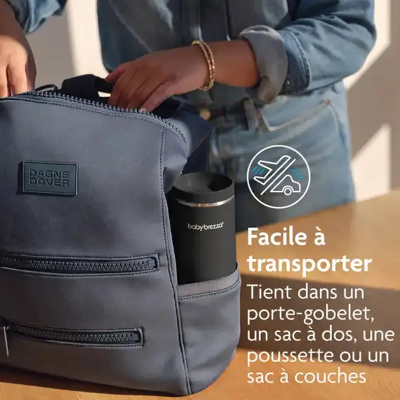Chauffe-biberon nomade Superfast Portable Warmer Noir