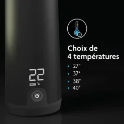 Chauffe-biberon nomade Superfast Portable Warmer Noir