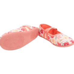 Chaussons babies imprimé floral pour fille