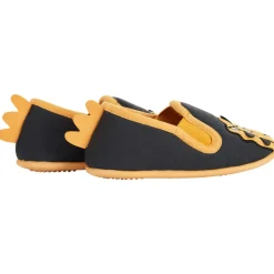 Chaussons bas bicolores dinosaure pour garçon