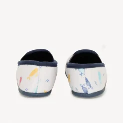 Chaussons bas imprimé baleines pour bébé garçon