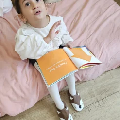 Chaussons bébé en cuir 12-18M Ragnar le renard marron
