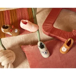 Chaussons bottillons ludiques écureuil pour bébé garçon