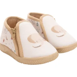Chaussons bottillons zippés print éléphant pour bébé garçon