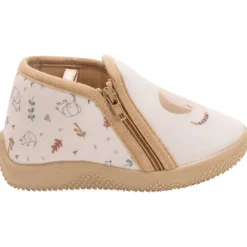 Chaussons bottillons zippés print éléphant pour bébé garçon