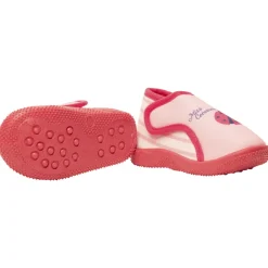 Chaussons forme bottillons print coccinelle à scratch pour bébé fille