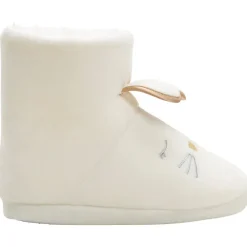 Chaussons fourrés forme bottes motif lapin