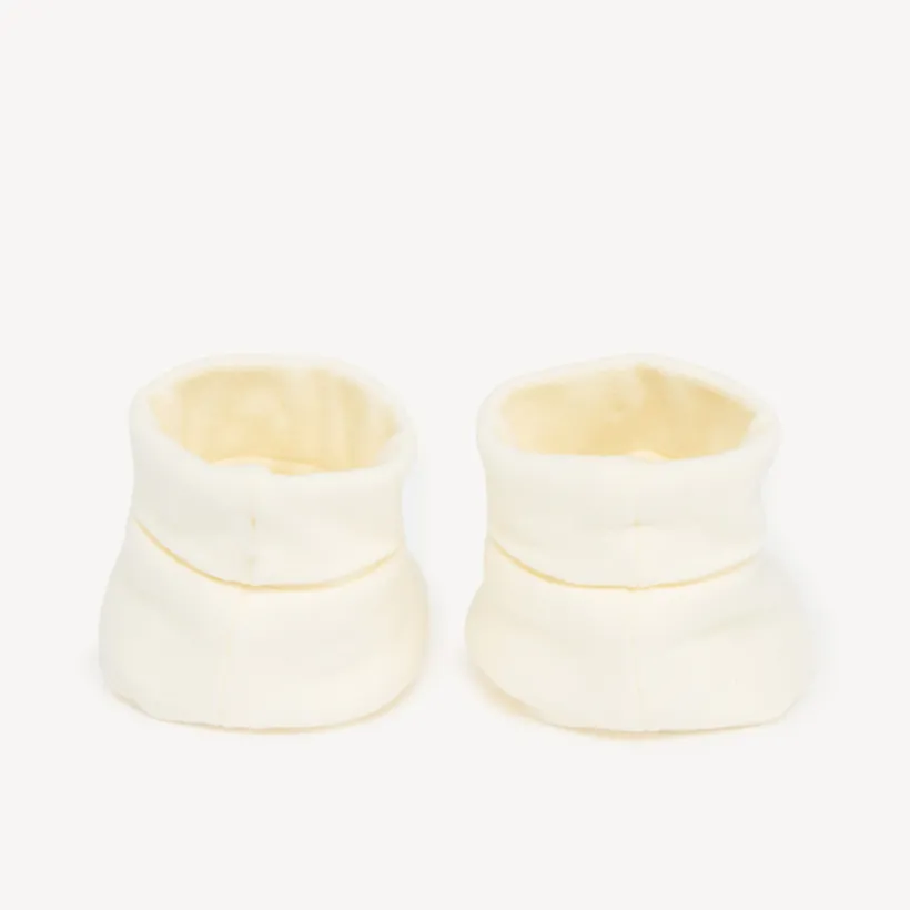 Chaussons naissance en interlock "Baby 2026"