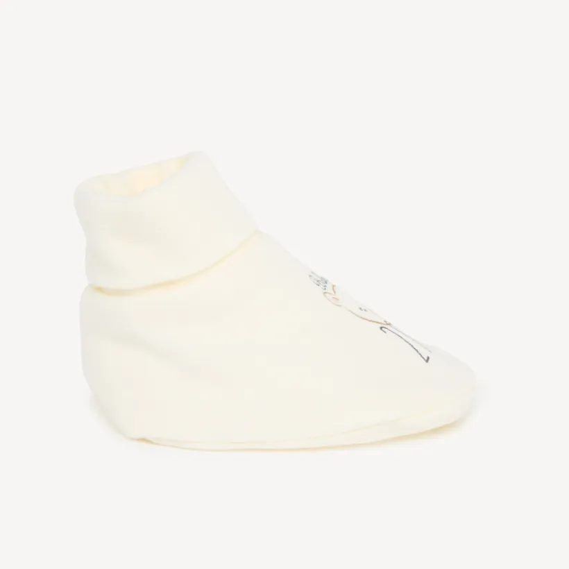 Chaussons naissance en interlock "Baby 2026"