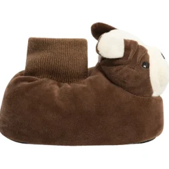 Chaussons peluche chien pour enfant garçon