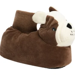 Chaussons peluche chien pour enfant garçon