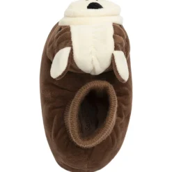 Chaussons peluche chien pour enfant garçon