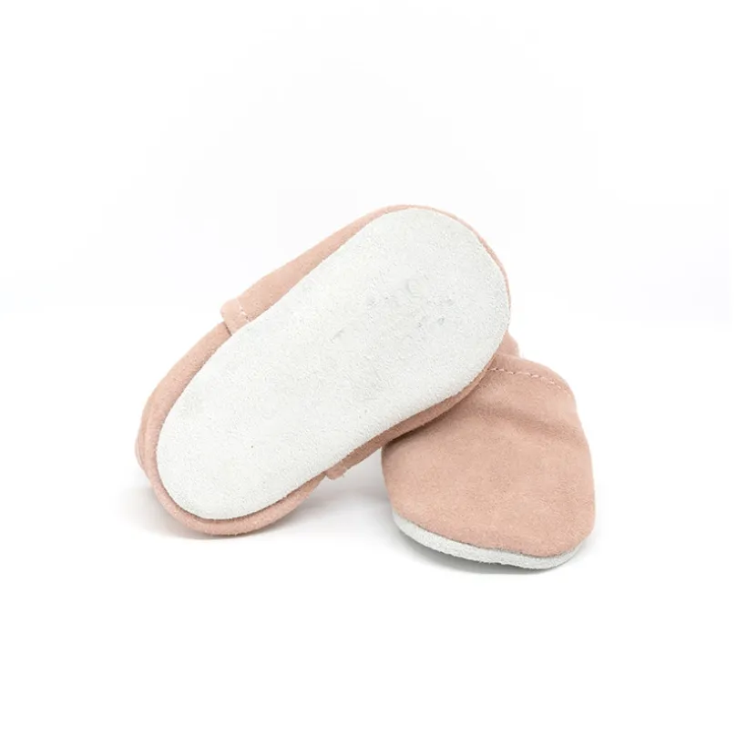Chaussons souples 18-24M en suède Babysoft antique