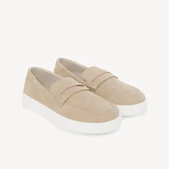Chaussures bateau effet nubuck pour garçon
