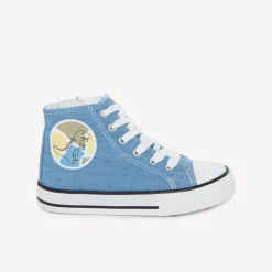 Chaussures en toile montante effet jean pour garçon