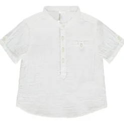 Chemise manches courtes à col tunisien pour bébé garçon