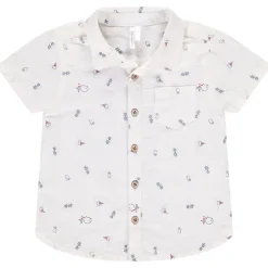 Chemise manches courtes imprimé marin pour bébé garçon