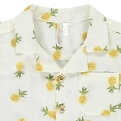 Chemise manches courtes imprimé ananas pour bébé garçon