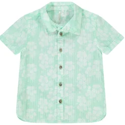 Chemise manches courtes imprimé hibiscus pour bébé garçon