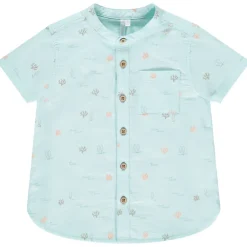 Chemise manches courtes imprimé coraux/surf pour bébé garçon