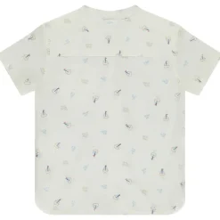 Chemise manches courtes imprimé voiliers pour bébé garçon